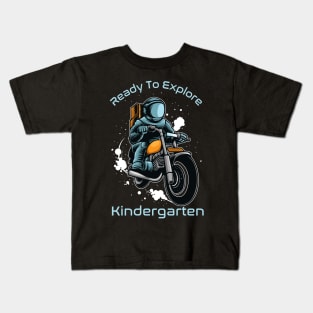 Ready To Explore Kindergarten -Astronaut Journey Kids T-Shirt